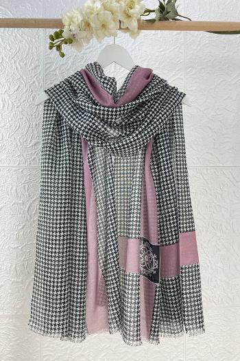 RENKLİ KAZAYAĞI PAMUK ŞAL