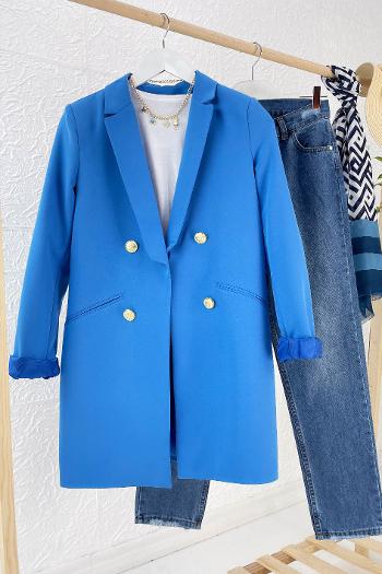 GOLD DÜĞMELİ BLAZER CEKET