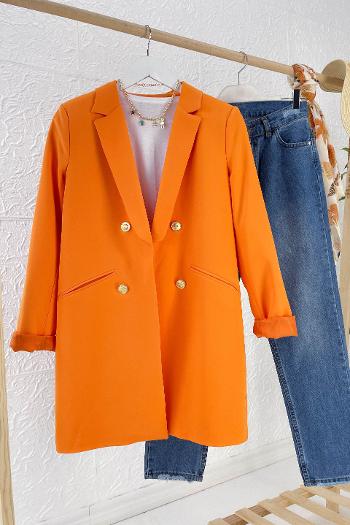 GOLD DÜĞMELİ BLAZER CEKET