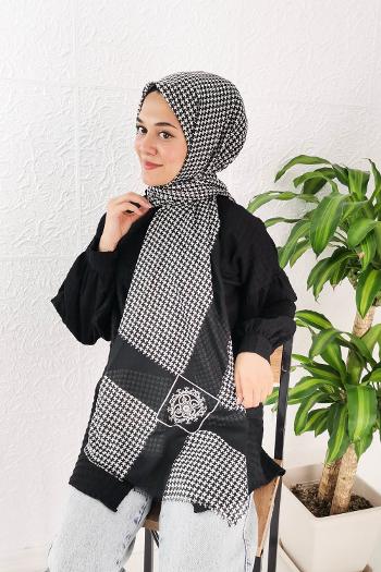 RENKLİ KAZAYAĞI PAMUK ŞAL