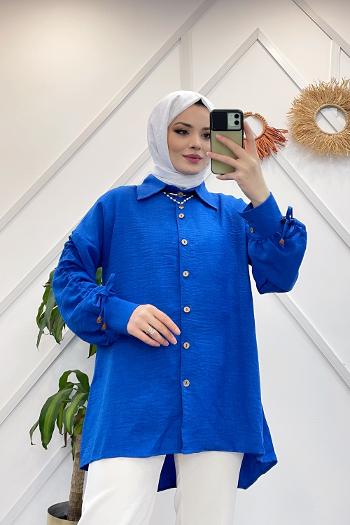 KOLU BÜZGÜLÜ AEROBİN GÖMLEK