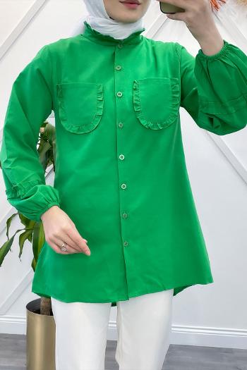 KOLU BÜZGÜLÜ AEROBİN GÖMLEK