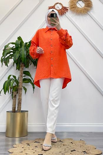 KOLU BÜZGÜLÜ AEROBİN GÖMLEK