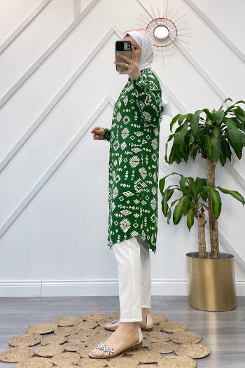 BOHEM DESEN VİSKON GÖMLEK