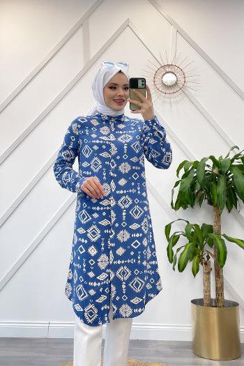 BOHEM DESEN VİSKON GÖMLEK