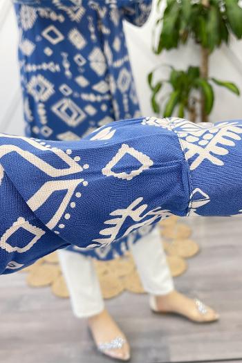 BOHEM DESEN VİSKON GÖMLEK