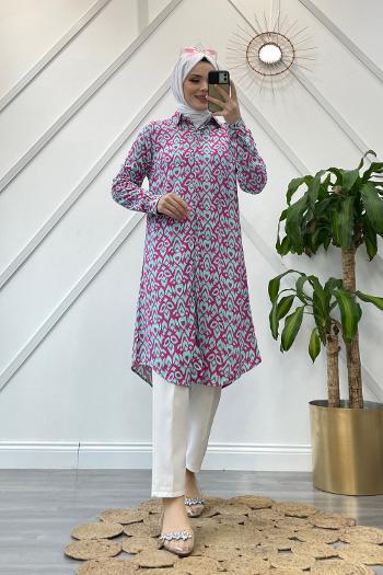 ŞAL DESEN VİSKON GÖMLEK