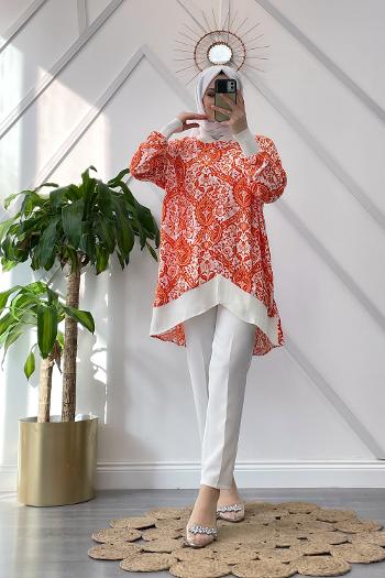 RİBANALI VİSKON GÖMLEK