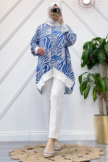 RİBANALI VİSKON GÖMLEK