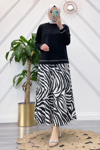 ÇİZGİLİ ETEK TAKIM