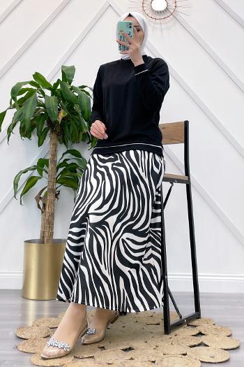 ÇİZGİLİ ETEK TAKIM