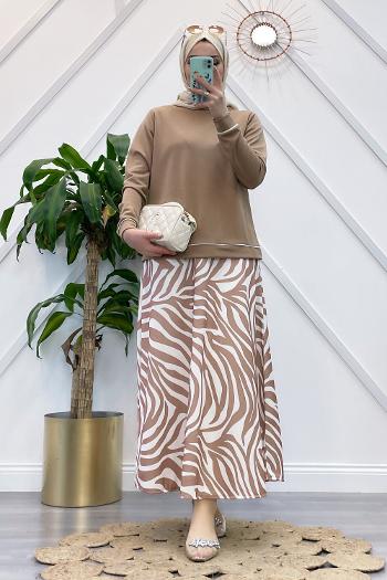 ÇİZGİLİ ETEK TAKIM