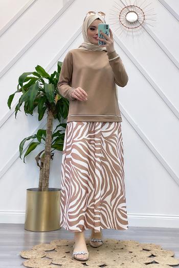 ÇİZGİLİ ETEK TAKIM