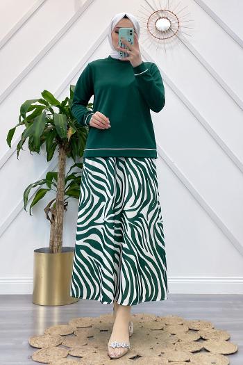 ÇİZGİLİ ETEK TAKIM