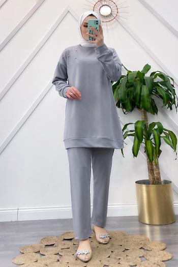 OMUZU TAŞ DETAYLI SPOR  TAKIM