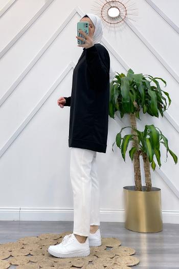 YIRTMAÇLI BASİC SWEAT