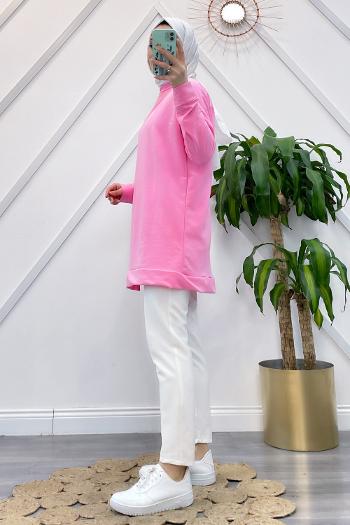 YIRTMAÇLI BASİC SWEAT