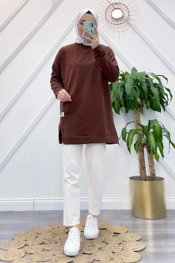 YIRTMAÇLI BASİC SWEAT