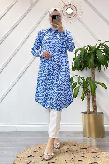 ŞAL DESEN VİSKON GÖMLEK