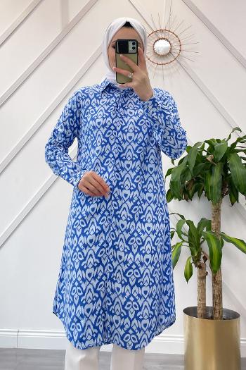 ŞAL DESEN VİSKON GÖMLEK