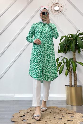 ŞAL DESEN VİSKON GÖMLEK