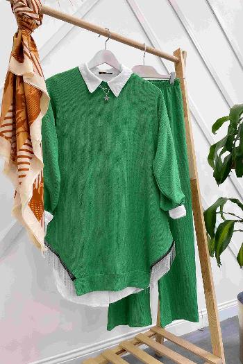 BÜRÜMCÜK YANLARI SAÇAKLI  TAKIM