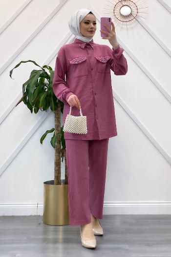 YAKA VE CEP İNCİ TAŞLI TAKIM