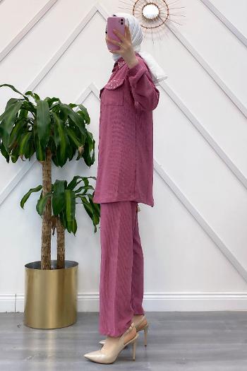 YAKA VE CEP İNCİ TAŞLI TAKIM