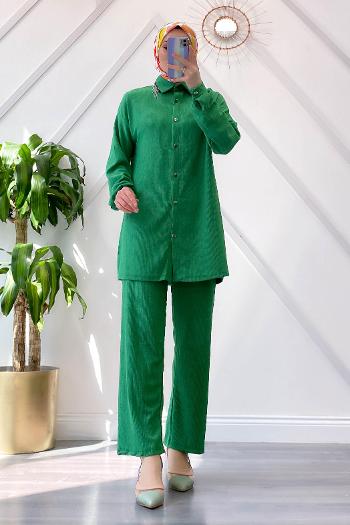 YAKASI TAŞ DÖKÜMLÜ BÜRÜMCÜK TAKIM