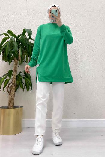 YIRTMAÇLI BASİC SWEAT