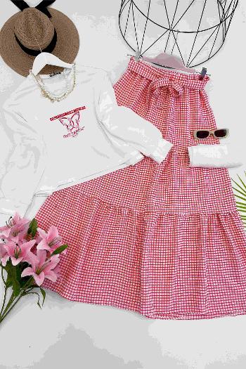 BASKILI POTİKARE ETEK TAKIM