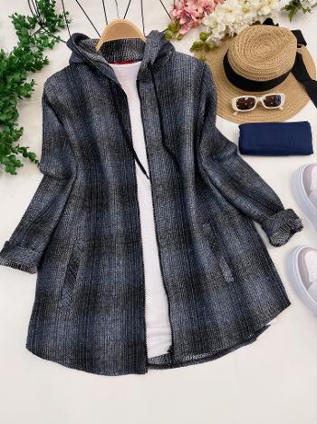 FERMUARLI KAŞMİR GÖMLEK