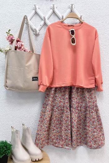 MİNİ ÇİÇEK ETEK TAKIM