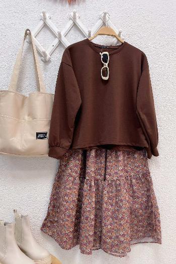 MİNİ ÇİÇEK ETEK TAKIM