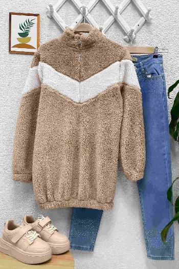 KUZU PELUŞ SWEATSHİRT