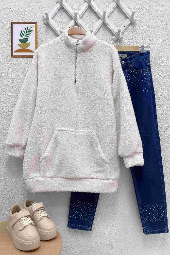 KUZU PELUŞ SWEATSHİRT