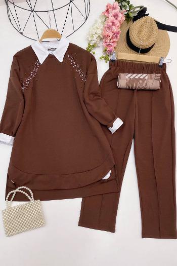 NERVÜR DİKİŞLİ TAŞLI TAKIM