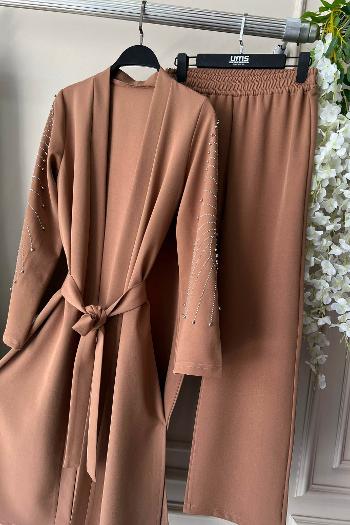 KOLARI TAŞLI KİMONO TAKIM