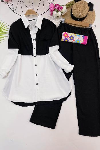 İKİ RENKLİ CEPLİ AEROBİN TAKIM