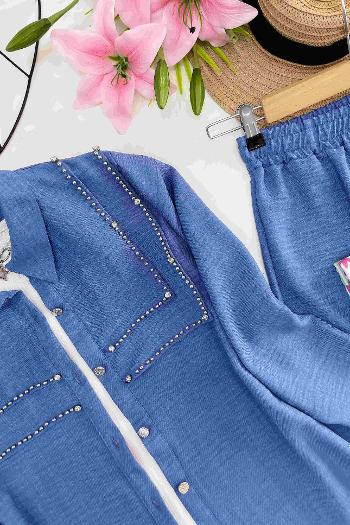 YAKA TAŞ İŞLEME KETEN TAKIM