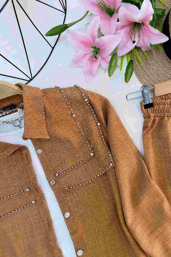 YAKA TAŞ İŞLEME KETEN TAKIM