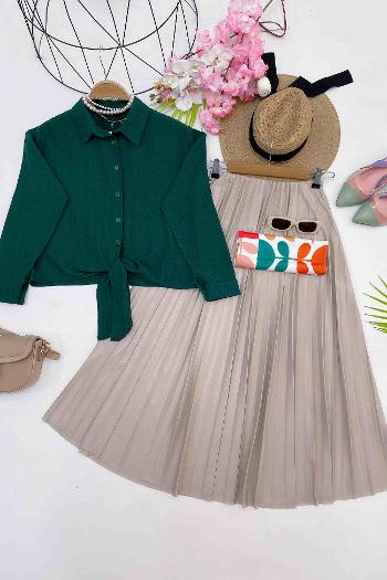 GOFRE MİNİ GÖMLEK