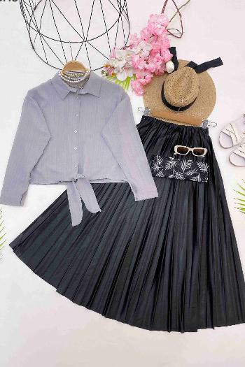 GOFRE MİNİ GÖMLEK