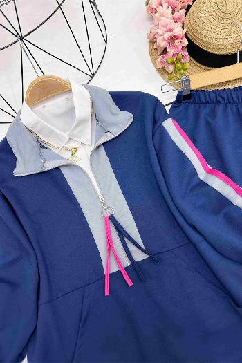 FERMUARI PÜSKÜL DETAYLI SPOR TAKIM