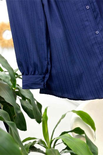 BEL İPLİ FLAMLI GÖMLEK