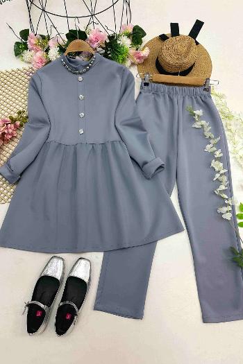 İNCİ DÜĞMELİ TAKIM