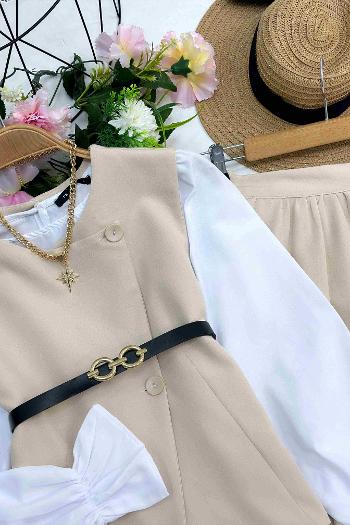 ŞEYDA YELEKLİ ETEK TAKIM