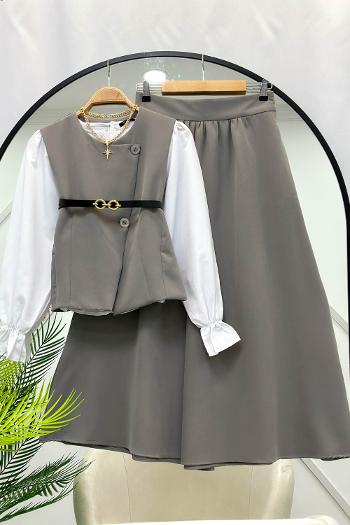 ŞEYDA YELEKLİ ETEK TAKIM