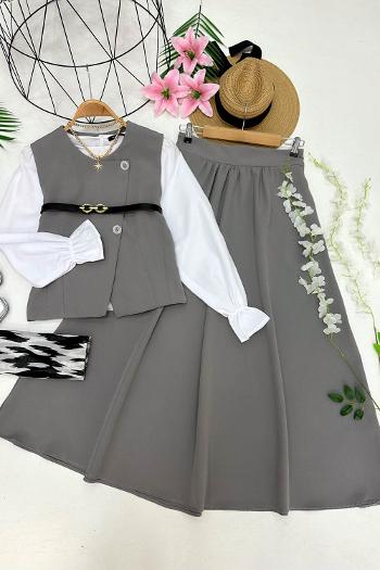 ŞEYDA YELEKLİ ETEK TAKIM