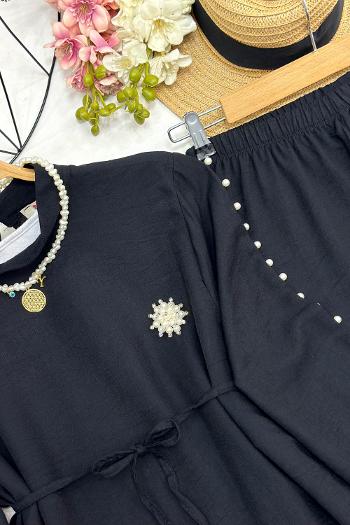 KOLLARI İNCİLİ BROŞLU TAKIM